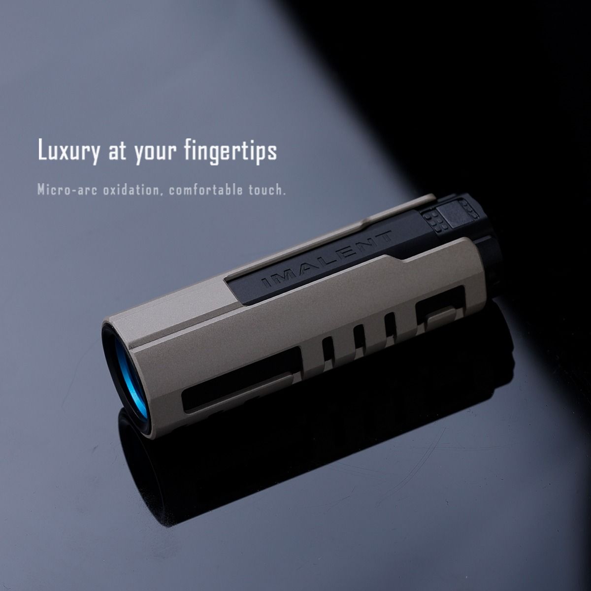 IMALENT LD35 EDC-ficklampa 1200 lumen | Uppladdningsbar USB-C LED med OLED & 328m räckvidd