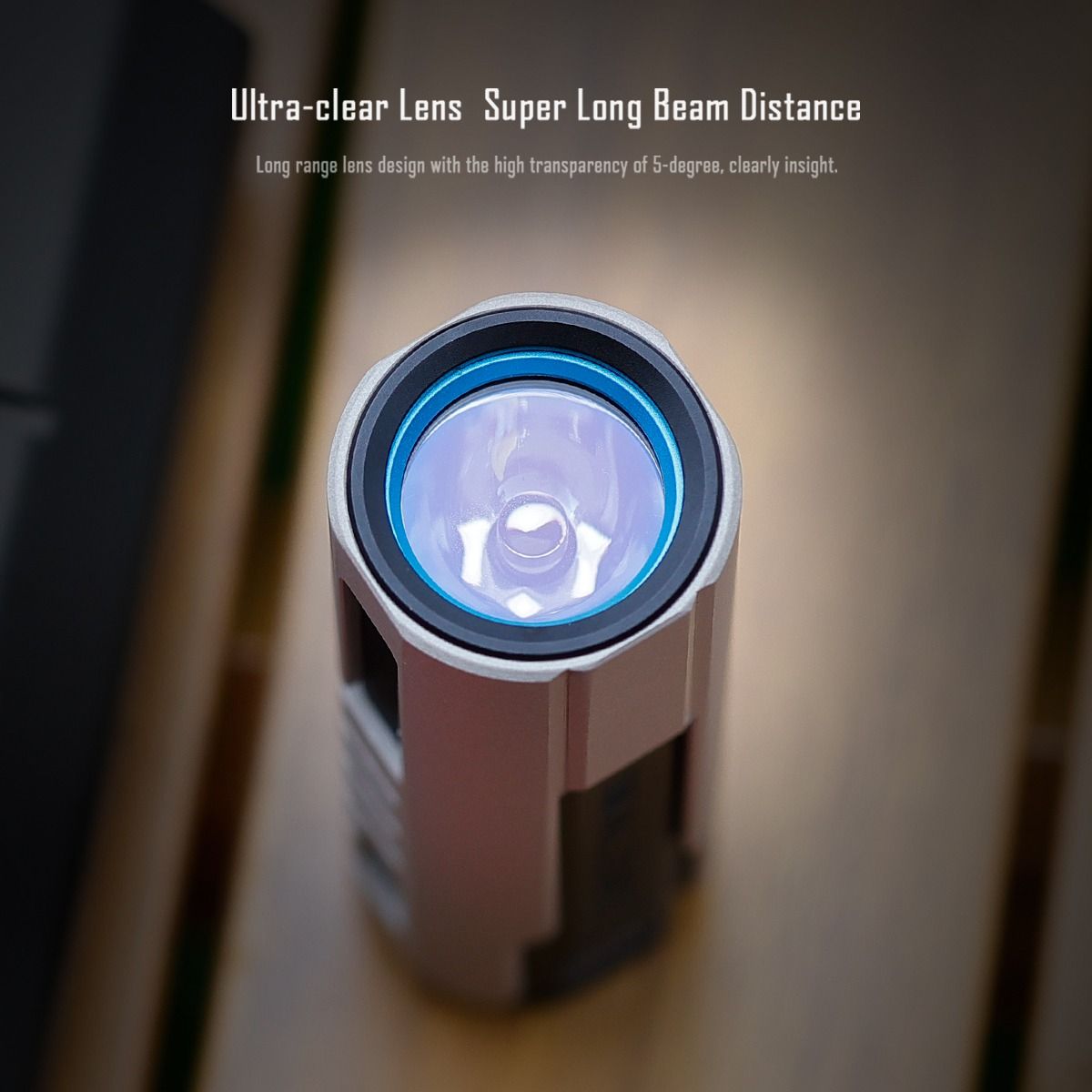 IMALENT LD35 EDC-ficklampa 1200 lumen | Uppladdningsbar USB-C LED med OLED & 328m räckvidd