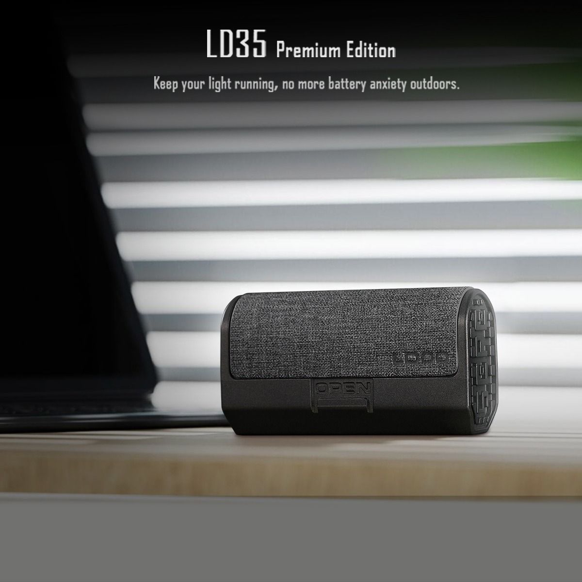 IMALENT LD35 EDC-ficklampa 1200 lumen | Uppladdningsbar USB-C LED med OLED & 328m räckvidd