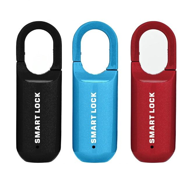 Mini Fingeravtryckshänglås USB-nyckellöst lås Snabb upplåsning Lätt design för resesäkerhet och biometrisk trygghet