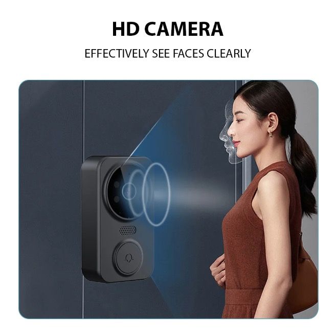 Upptäck M12 Trådlös Videodörrklocka Videointercom IR Night Vision Enkel Installation 4,3'' IPS-skärm Hemmasäkerhet