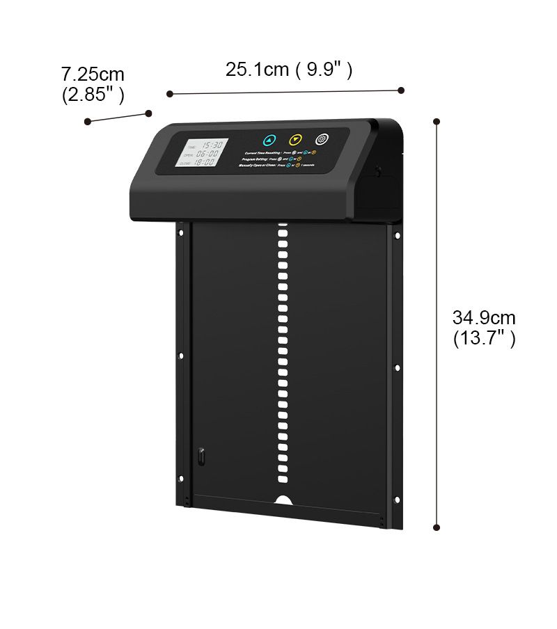 Automatisk Hönshusdörröppnare Elektrisk Kycklingdörr och Timer för Hönshus med Hållbar Konstruktion