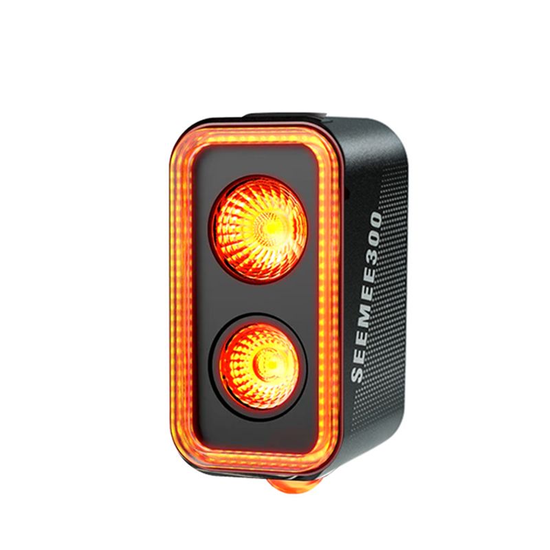 Magicshine SEEMEE300 Smart bakljus med 300 lumen, 360° synlighet, IPX6 vattentät, cykelsäkerhetsljus