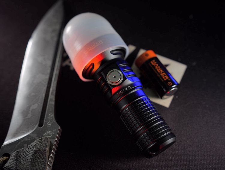 Manker MC13 II LED-ficklampa 4600 lumen LUMINUS SBT90 GEN2 USB Type-C Camping- och sök- och räddningslampa