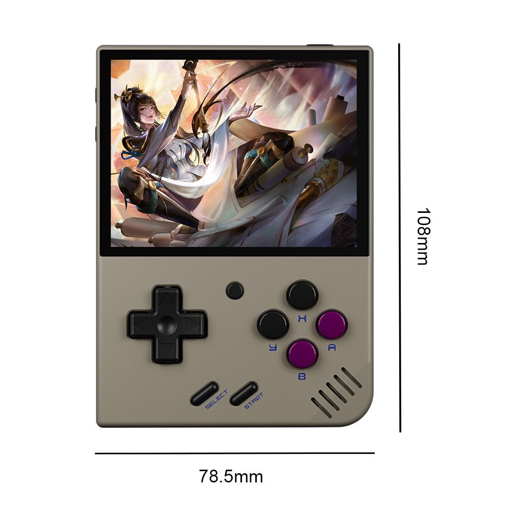 MIYOO Mini Plus bärbar retrospelskonsol med 3,5-tums IPS-skärm 640x480 upplösning för nostalgiskt spel