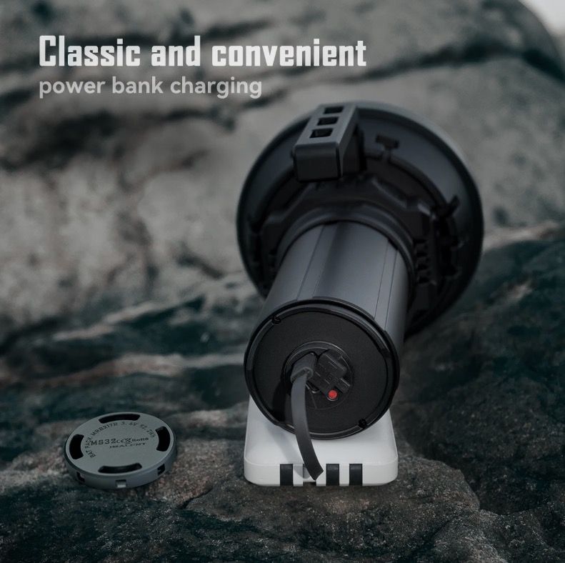 IMALENT MS32 200000 Lumen LED hög effekt ficklampa med flera belysningslägen för utomhusäventyr