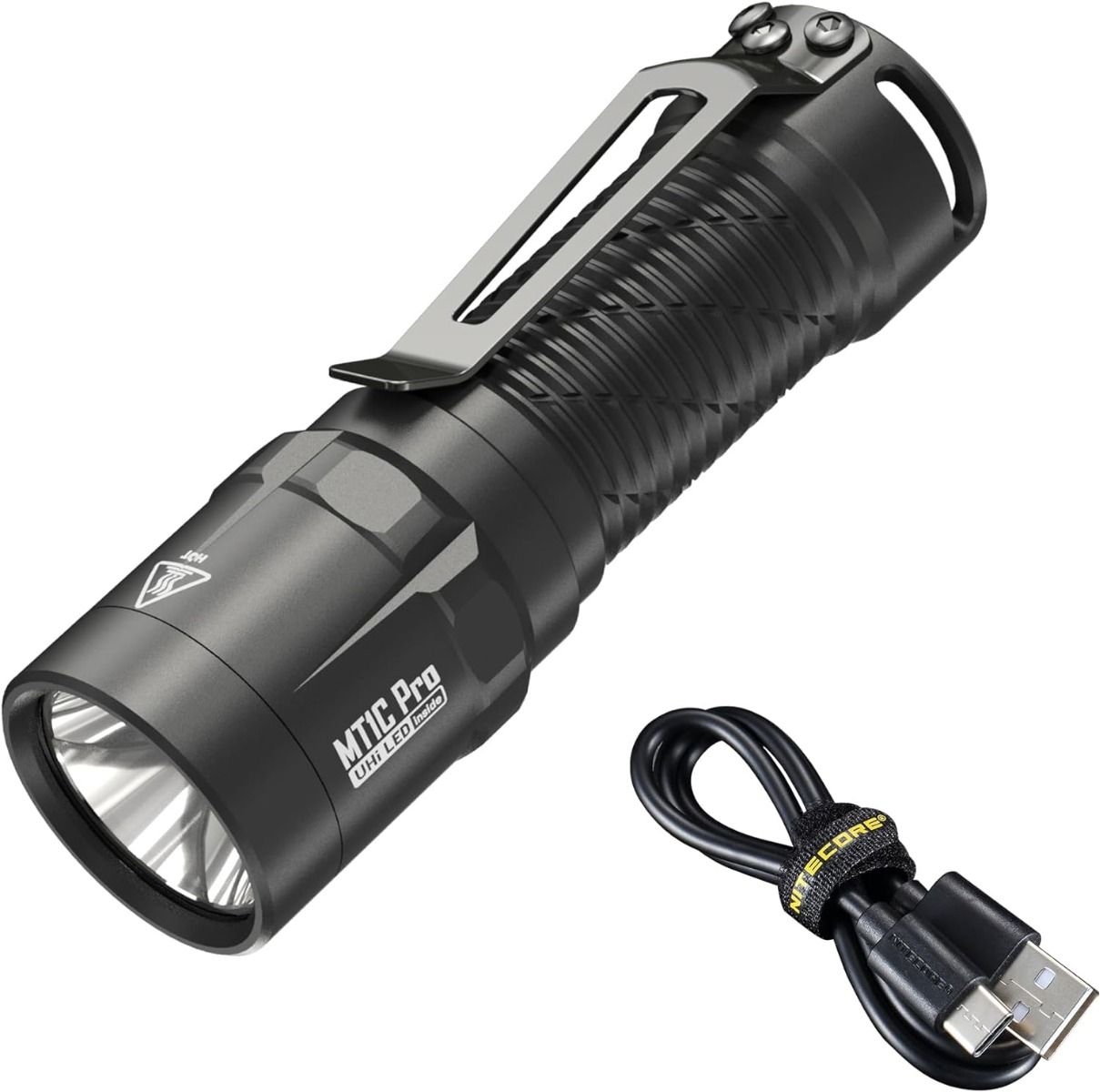 Nitecore MT1C Pro EDC-ficklampa 1000 lumen Kompakt hållbar vandrings- och nödficklampa 360 m räckvidd