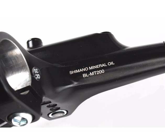 Shimano MT200 Broms MTB E-cykel Hydraulisk Skivbroms Överlägsen Bromskraft Avancerad Teknik Svart Finish