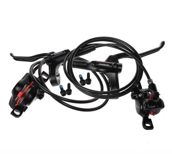 Shimano MT200 Broms MTB E-cykel Hydraulisk Skivbroms Överlägsen Bromskraft Avancerad Teknik Svart Finish