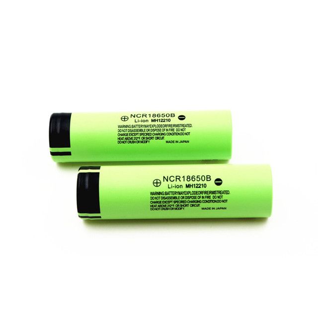 NCR18650B 3400mAh 18650 Li-Ion uppladdningsbart batteri