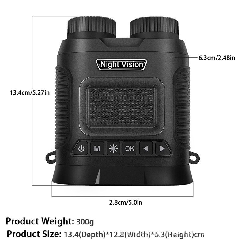 Upptäck Nattkikare DT29 med 850nm Infraröd 1080P HD 8X Digital Zoom Jaktkikare för Vildmarksobservation 350m