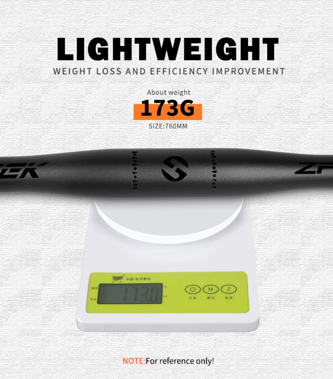 TOSEEK ZF-ONE MTB Carbonstyre 31.8mm Lättvikt Matt Svart 580mm 760mm Ergonomisk Design Premiumkvalitet
