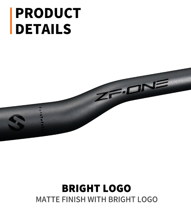 TOSEEK ZF-ONE MTB Carbonstyre 31.8mm Lättvikt Matt Svart 580mm 760mm Ergonomisk Design Premiumkvalitet