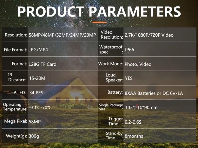 PR700 Infraröd Viltkamera Trail Kamera Djurövervakning Snabb Utlösningstid Infrarött Mörkerseende Utomhus
