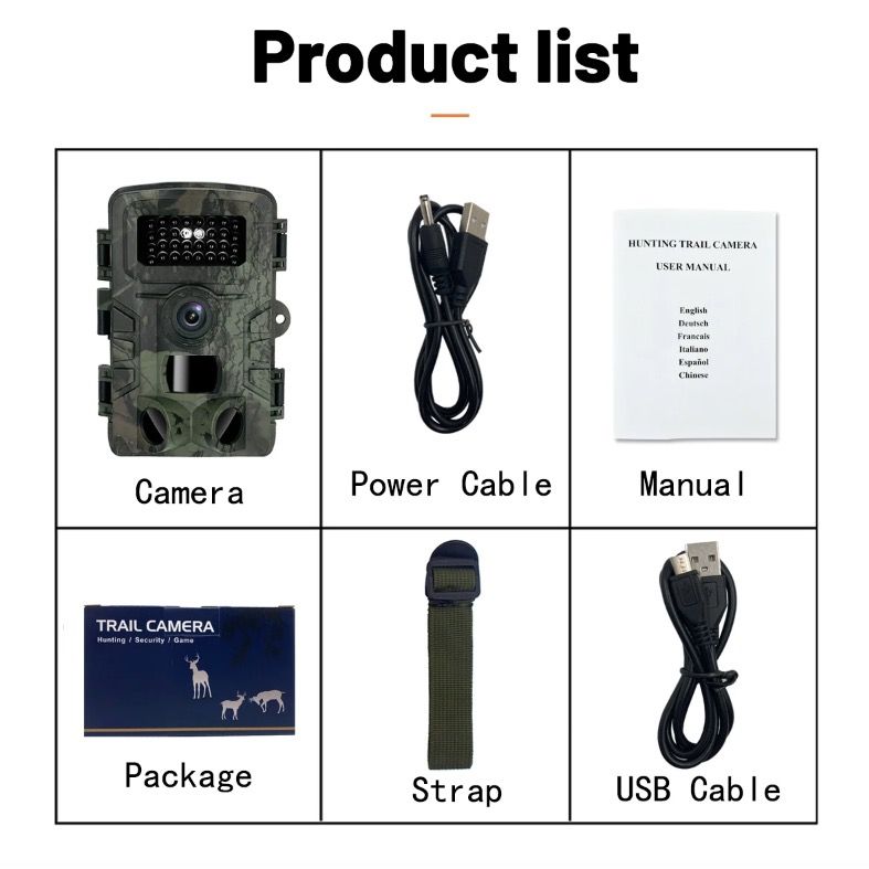 PR700 Infraröd Viltkamera Trail Kamera Djurövervakning Snabb Utlösningstid Infrarött Mörkerseende Utomhus