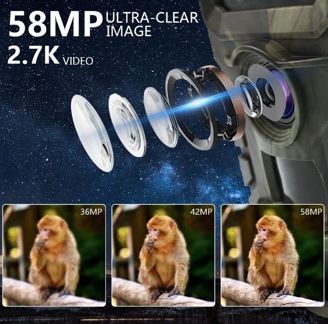 PR700 Infraröd Viltkamera Trail Kamera Djurövervakning Snabb Utlösningstid Infrarött Mörkerseende Utomhus