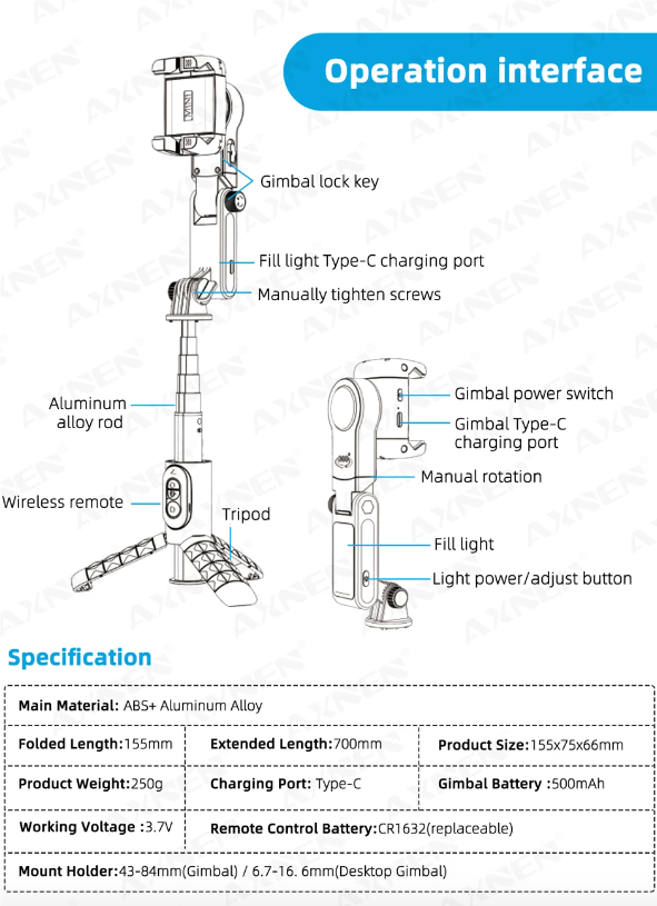 Upplev professionell kvalitet med Q18 Selfie Stick 360 rotation och innovativ design för stabila bilder och kreativ fotografering