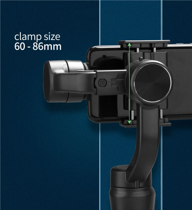F6 3 Axis Gimbal Handhållen Stabilisator Skakfri Videoinspelning Ergonomiskt Handtag För Mobilfotografering