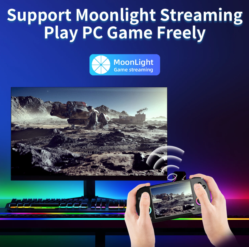 ANBERNIC RG40XX H – Din retro handhållna spelkonsol med Linux & 4.0" IPS skärm!