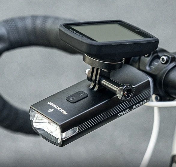 ROCKBROS RHL3000 Cykelljus 3000 Lumen LED-strålkastare 10000mAh Batteri Vattentät MTB Landsvägscykling Hållbar