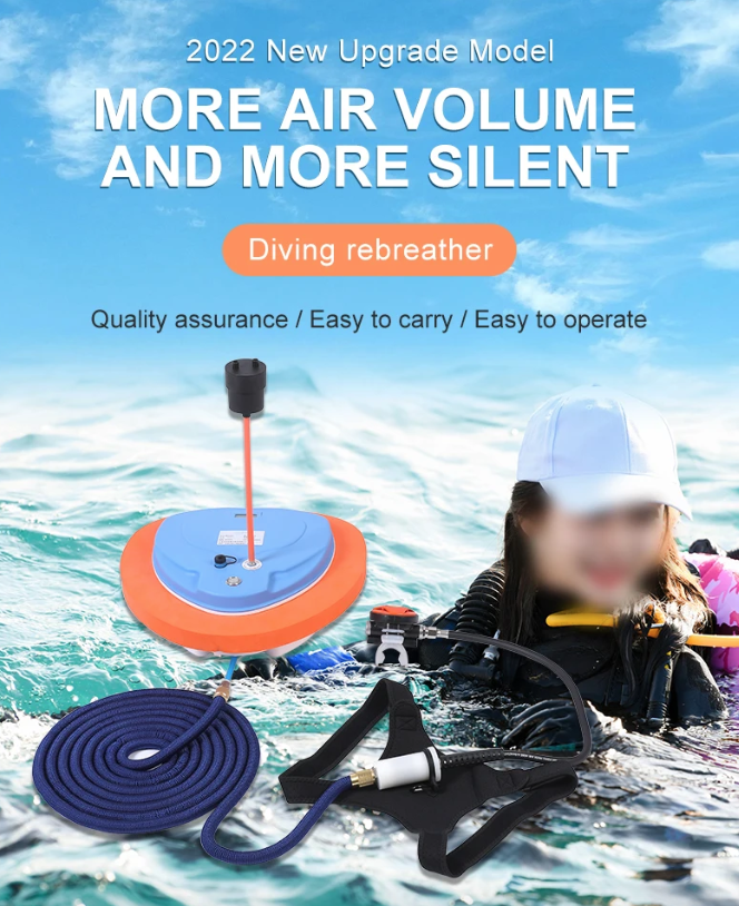 Scuba Diving Ventilator Z270 Z500 trygg och bekväm dykning med avancerad undervattensutrustning och lång batteritid