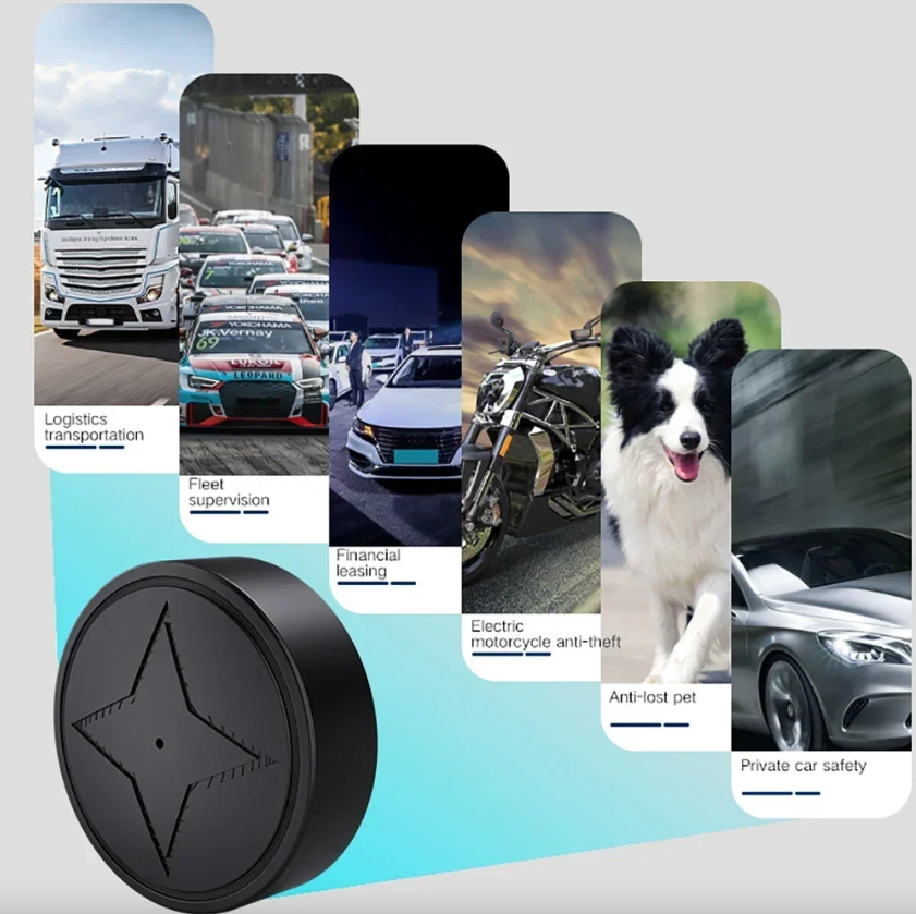 Mini GPS-spårare med stark magnetfäste för bil, motorcykel, lastbil – realtidsspårning och lokaliserare, anti-förlust GPS-spårare