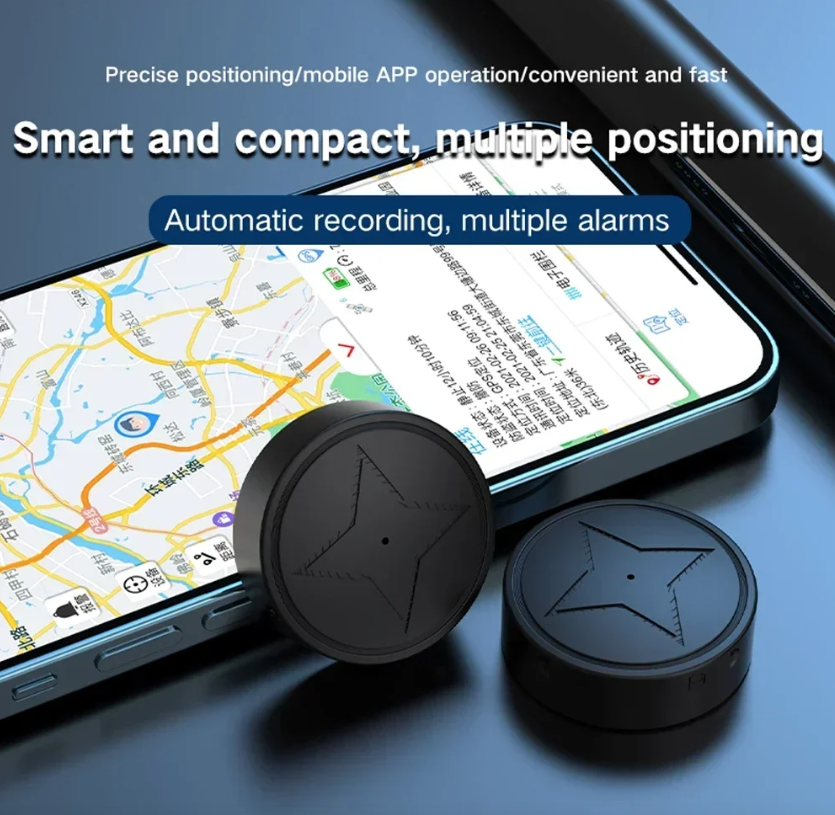 Mini GPS-spårare med stark magnetfäste för bil, motorcykel, lastbil – realtidsspårning och lokaliserare, anti-förlust GPS-spårare
