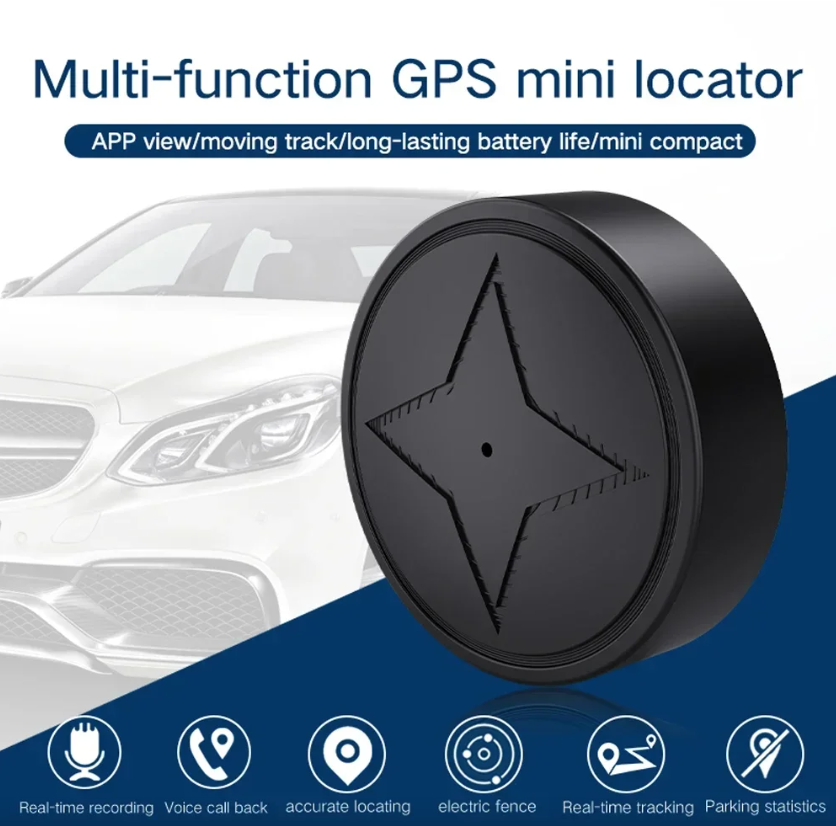 Mini GPS-spårare med stark magnetfäste för bil, motorcykel, lastbil – realtidsspårning och lokaliserare, anti-förlust GPS-spårare