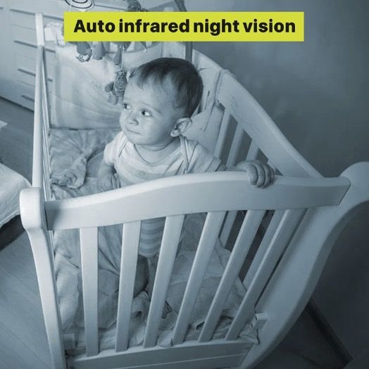 SM650 bärbar videobabymonitor HD 720P babyvakt långvarig batteritid tvåvägsljud babysäkerhet föräldraskap