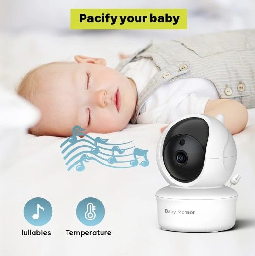 SM650 bärbar videobabymonitor HD 720P babyvakt långvarig batteritid tvåvägsljud babysäkerhet föräldraskap