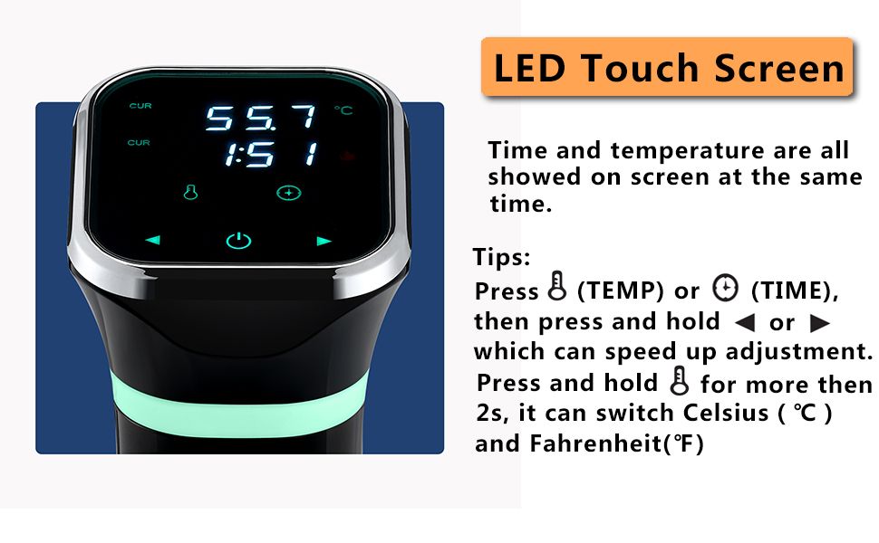 Upptäck användarvänlig Sous Vide precisionskokare för molekylär gastronomi perfekt för hemmakockar