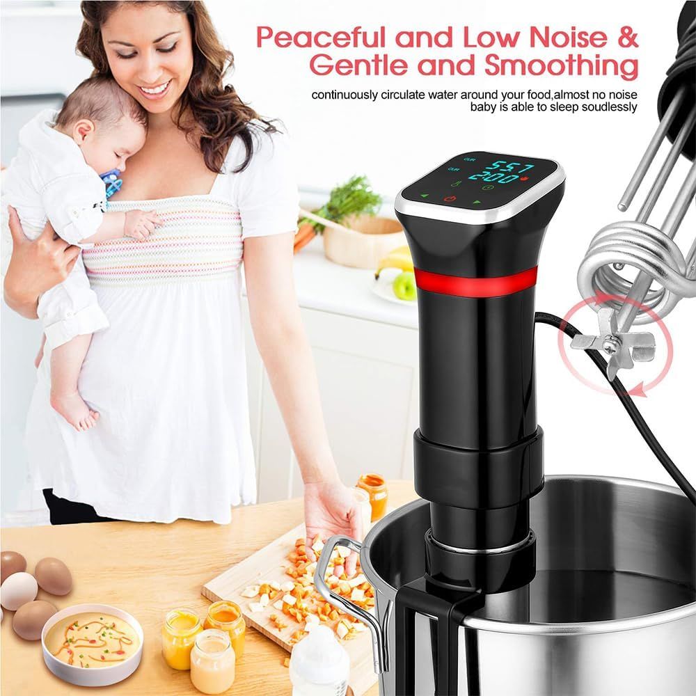 Upptäck användarvänlig Sous Vide precisionskokare för molekylär gastronomi perfekt för hemmakockar