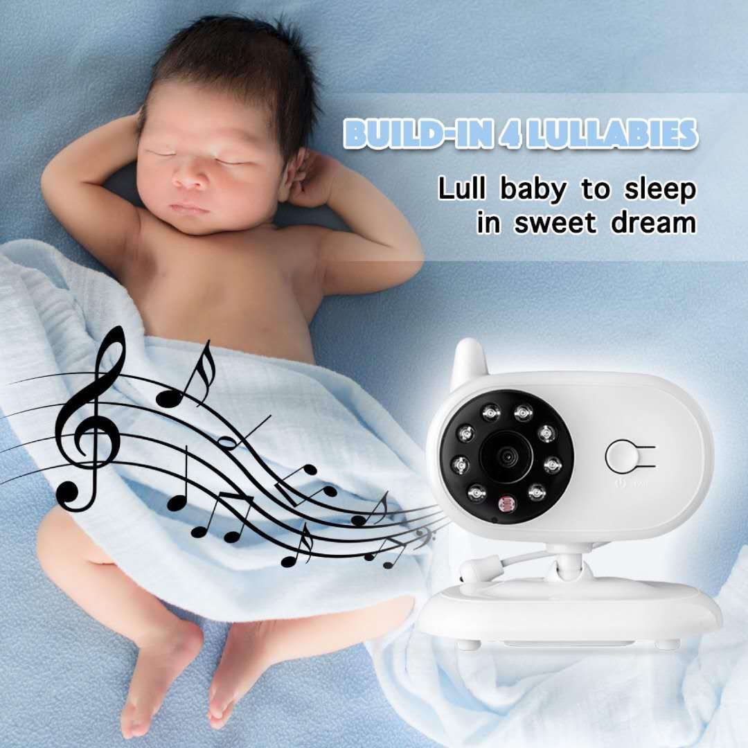 SP850 Trådlös Video Baby Monitor 3,5 tum LCD 2-vägs audio och nattvision för trygg baby- och hemövervakning