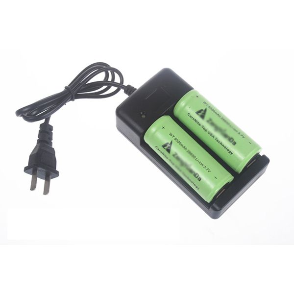 UltraFire batteriladdare dubbel laddare 18650 26650 AC 100~240V kompakt design global kompatibilitet nyhet