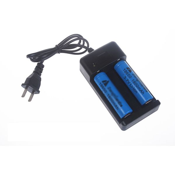 UltraFire batteriladdare dubbel laddare 18650 26650 AC 100~240V kompakt design global kompatibilitet nyhet