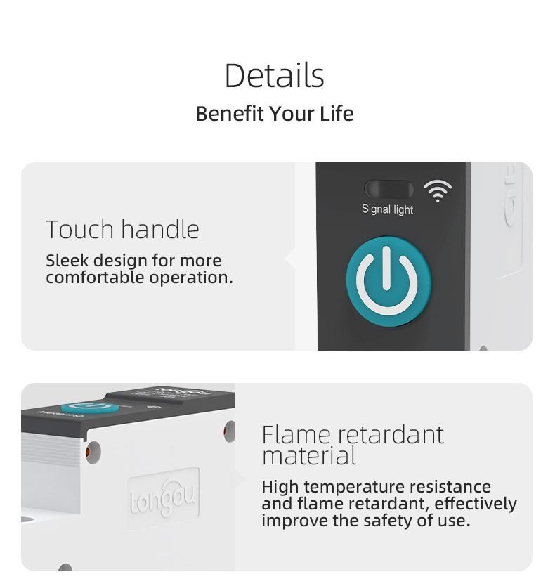 TUYA WIFI smart strömbrytare för smart hem, trådlös fjärrkontrollbrytare via app TONGOU