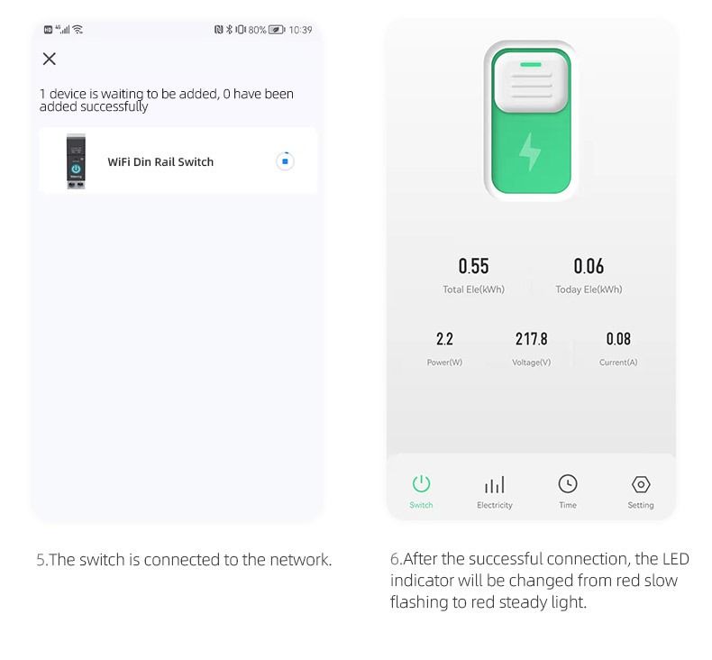 TUYA WIFI smart strömbrytare för smart hem, trådlös fjärrkontrollbrytare via app TONGOU