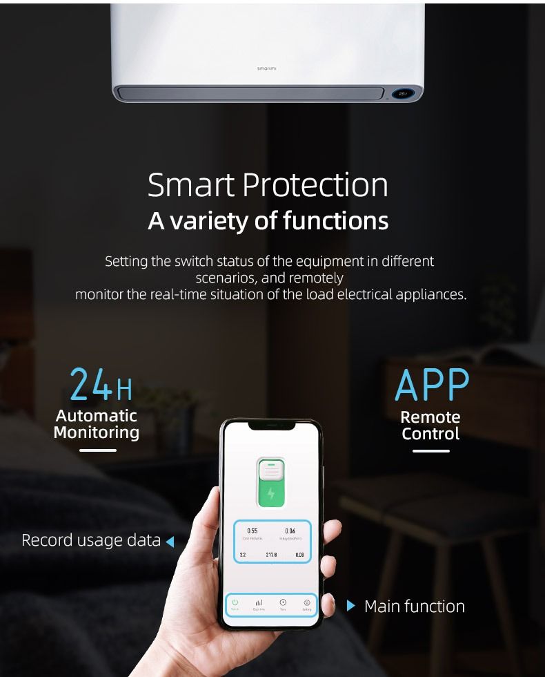 TUYA WIFI smart strömbrytare för smart hem, trådlös fjärrkontrollbrytare via app TONGOU