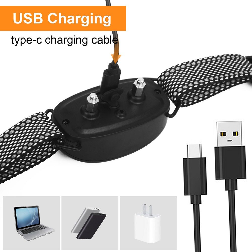 Uppladdningsbar Vattentätt Automatiskt Anti Barking Hundhalsband med Dubbel Träningsläge för Effektiv Träning