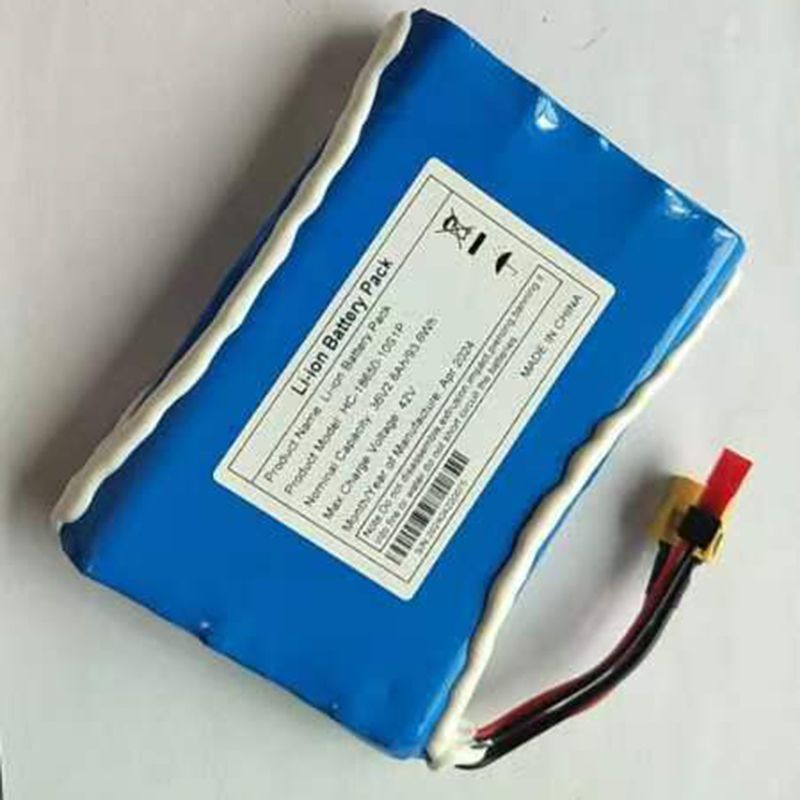 36V Li-Ion Elskateboardbatteri 10S1P Högspänningsbatteri Uppladdningsbart Prestandabatteri