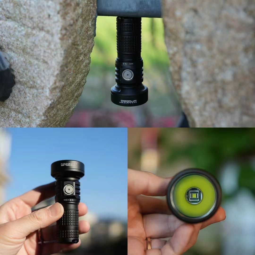 Manker MC13 II LED-ficklampa 4600 lumen LUMINUS SBT90 GEN2 USB Type-C Camping- och sök- och räddningslampa