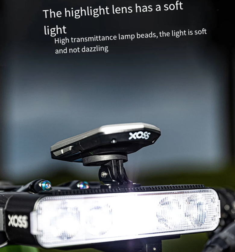 XOSS XL3000 Cykellampa 3000 Lumen Vattentät Uppladdningsbar Strålkastare för Nattcykling Cykelsäkerhet