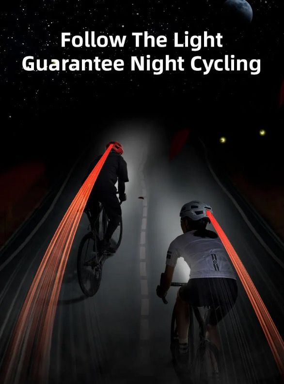 ROCKBROS Cykelhjälm LED Baklyse Ultralätt Design Laddningsbar Cykelsäkerhetsutrustning för Väg och MTB