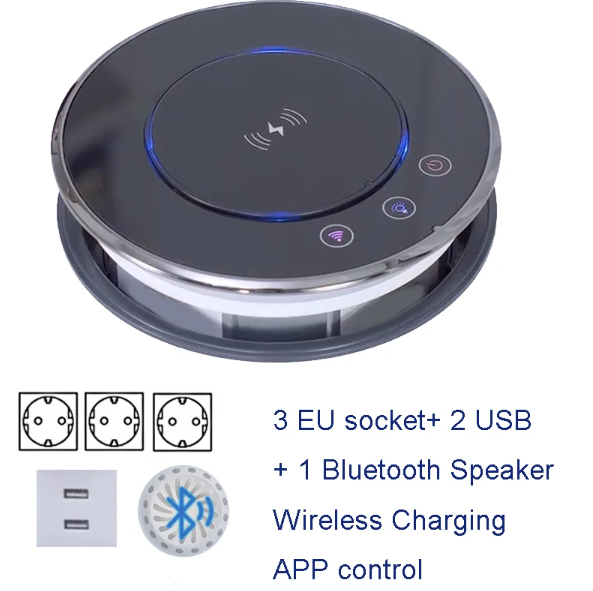 Three position+2 USB+Bluetooth speaker